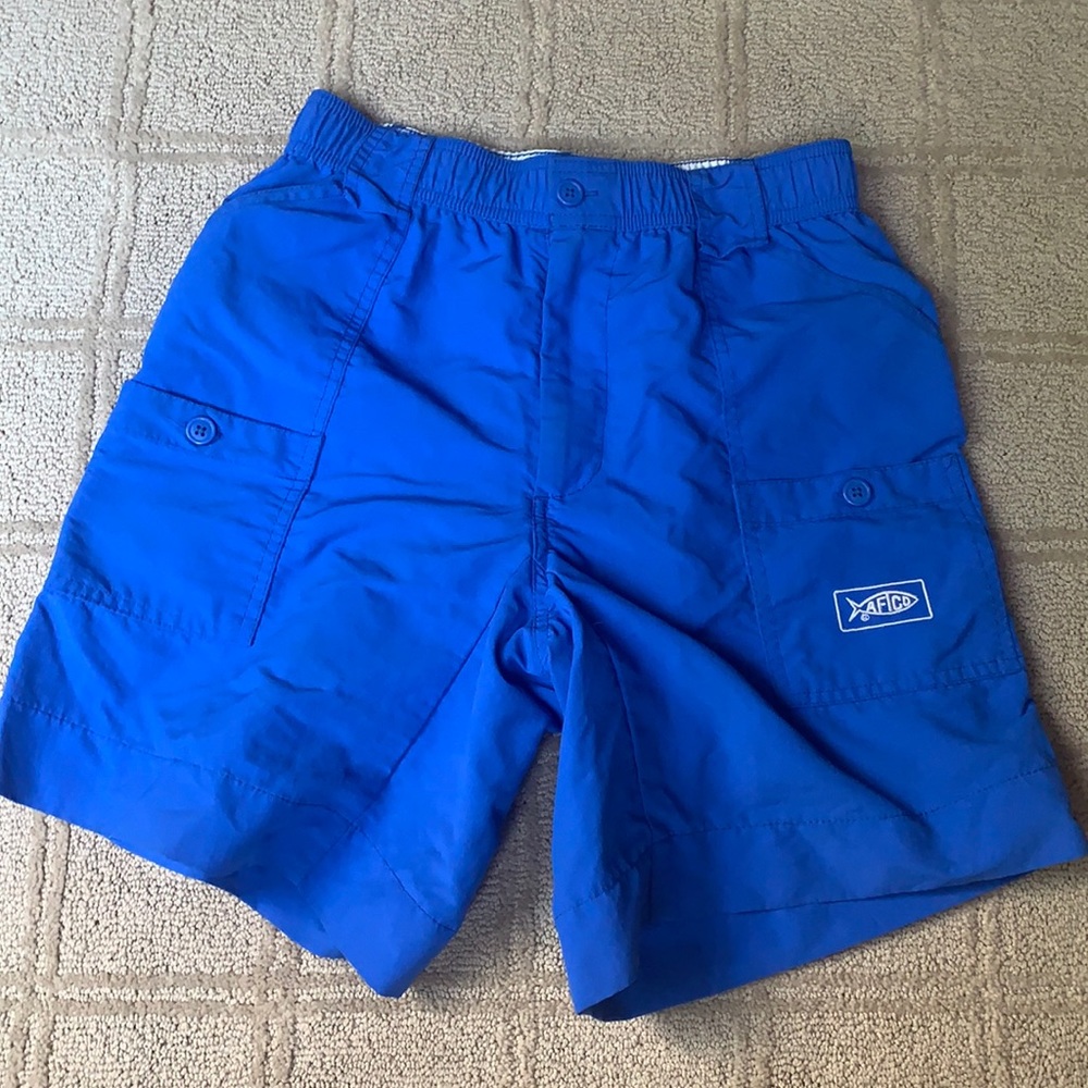 Aftco Electric Blue Fishing shorts